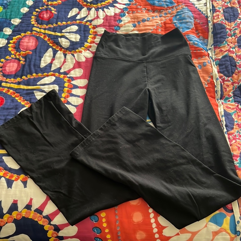 Aerie black bootcut yoga pants